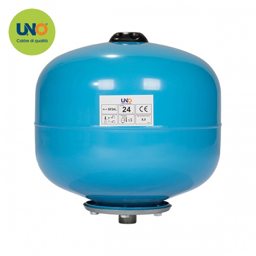 Вертикальный сферический бак UNO SF 24 литра, синий