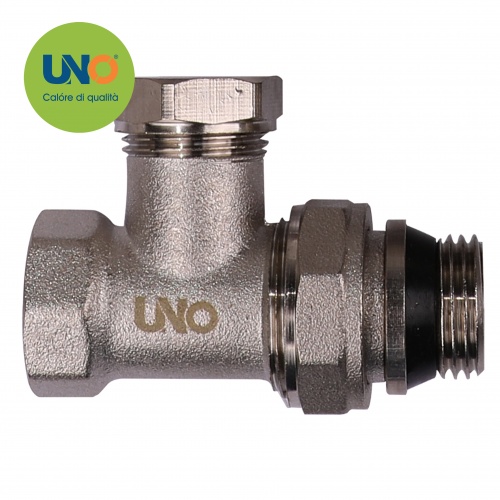 Клапан запорный прямой UNO 3/4", (м.к.-14шт, б.к.-112шт)