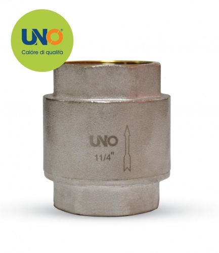 Обратный клапан никелированный UNO 1 1/2", (м.к.- шт., б.к.-40 шт.)