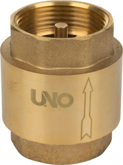 Обратный клапан латунный  UNO 2" ( м.к.-3шт, б.к.-24шт.)